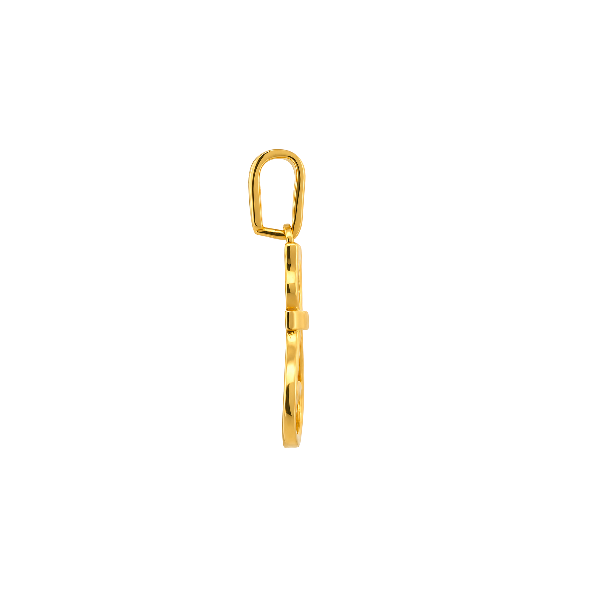 22K Gold Cat Pendant