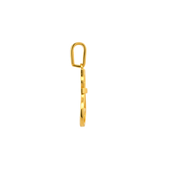 22K Gold Cat Pendant