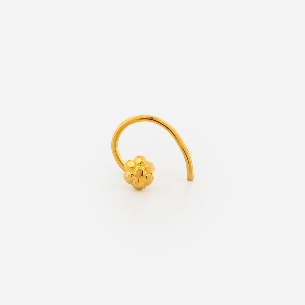 22K Gold Mini Flower Nose Pin