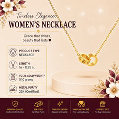 22K Gold RingLinked Necklace