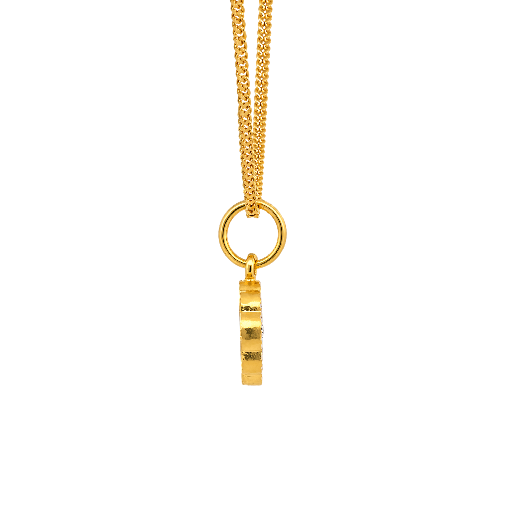 22K Gold Mini Khanda Pendant