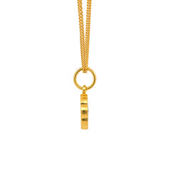 22K Gold Mini Khanda Pendant