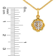 22K Gold Mini Khanda Pendant
