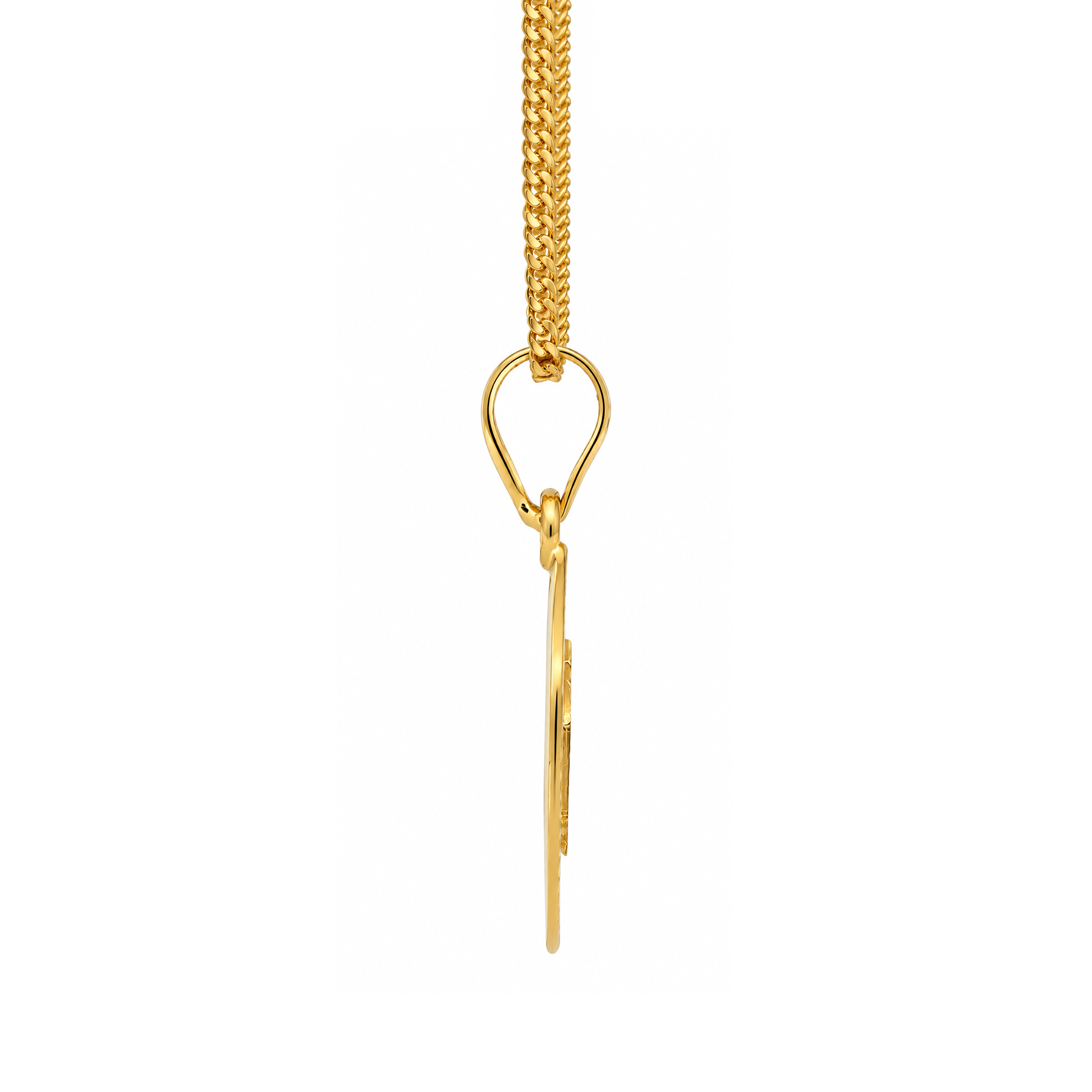 22K Gold Radiant Khanda Pendant
