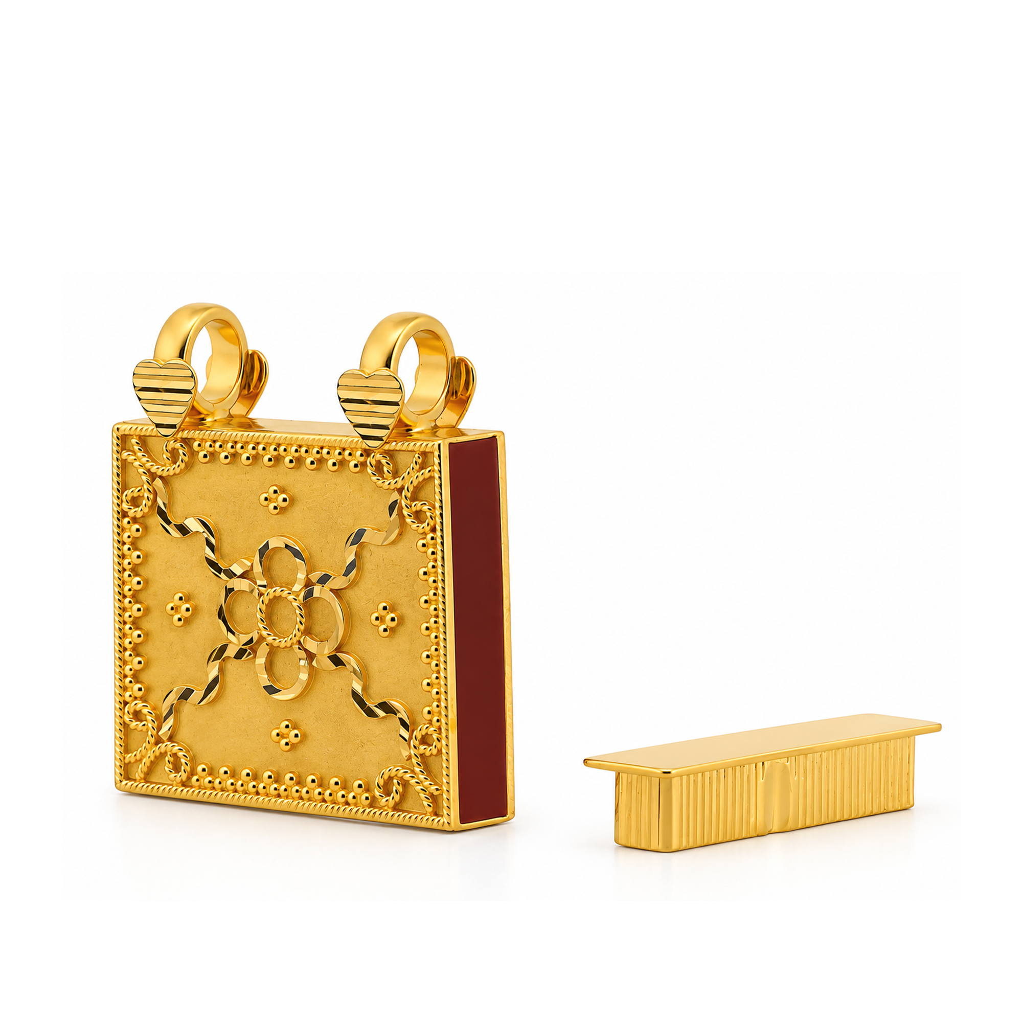 22K Gold Filigree Tabiz Pendant
