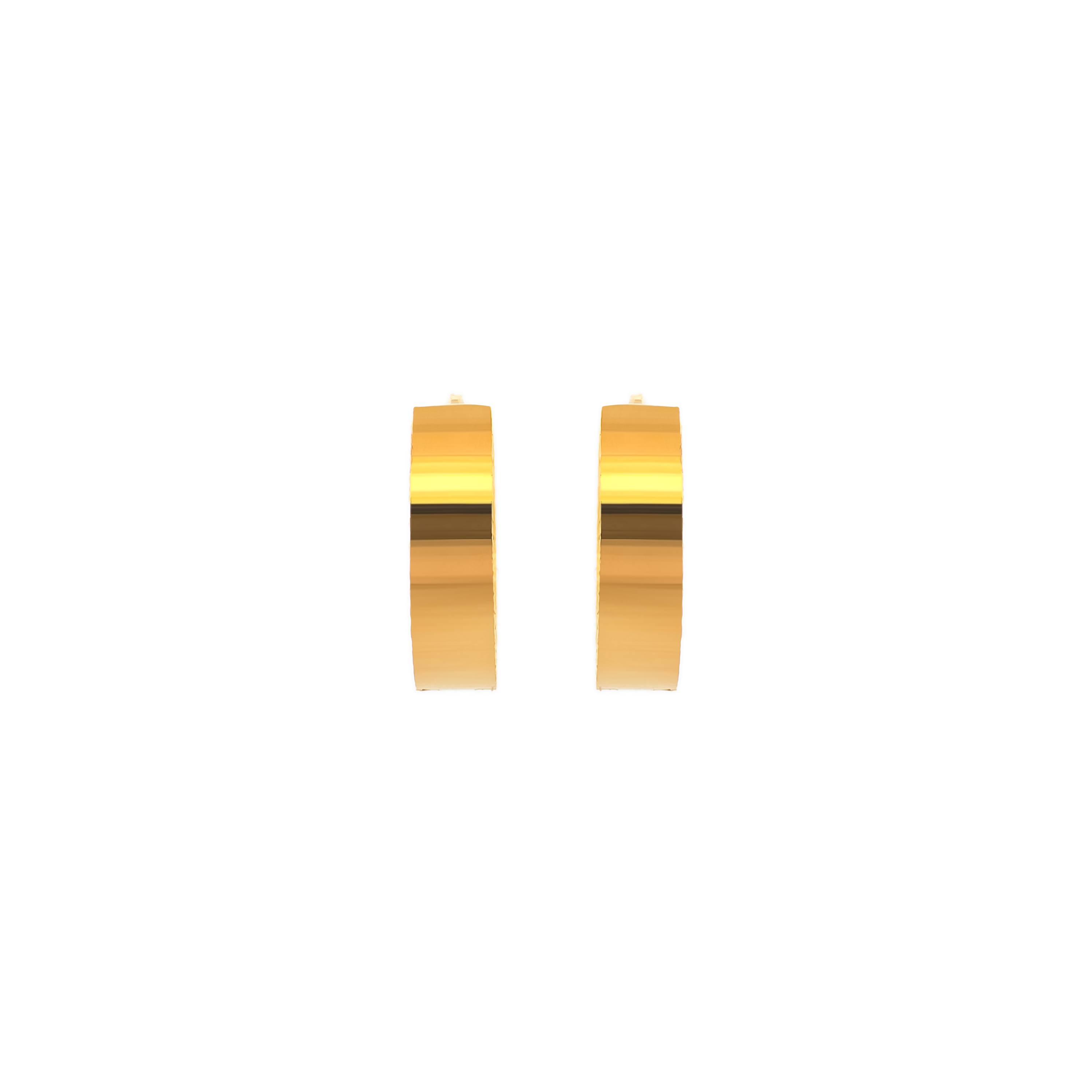 22K Gold Hoop Earrings