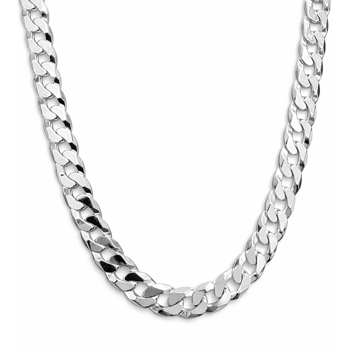925 Silver Classic Cuban Link Chain - 20.25"