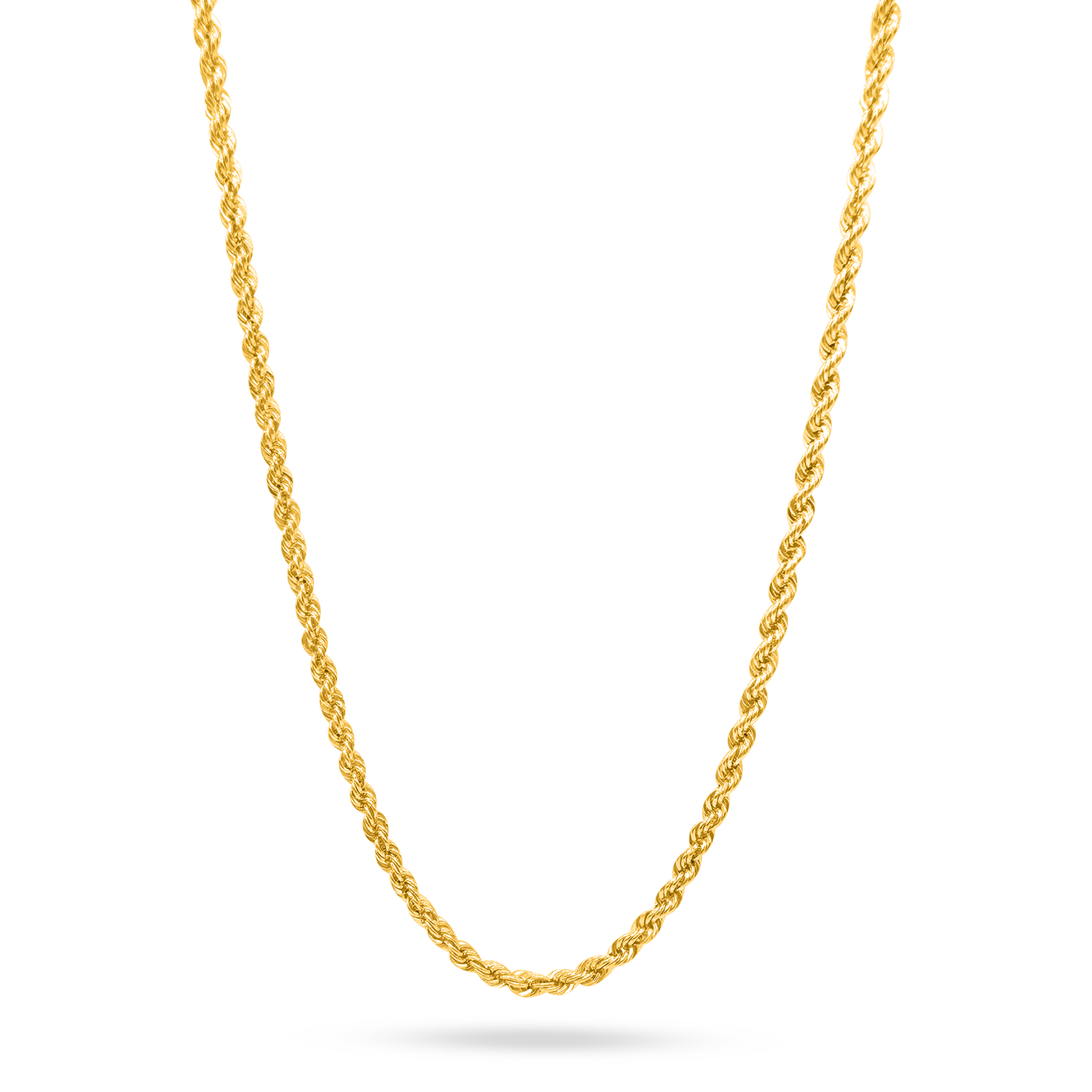 18K Gold Rope Chain - 19.50"