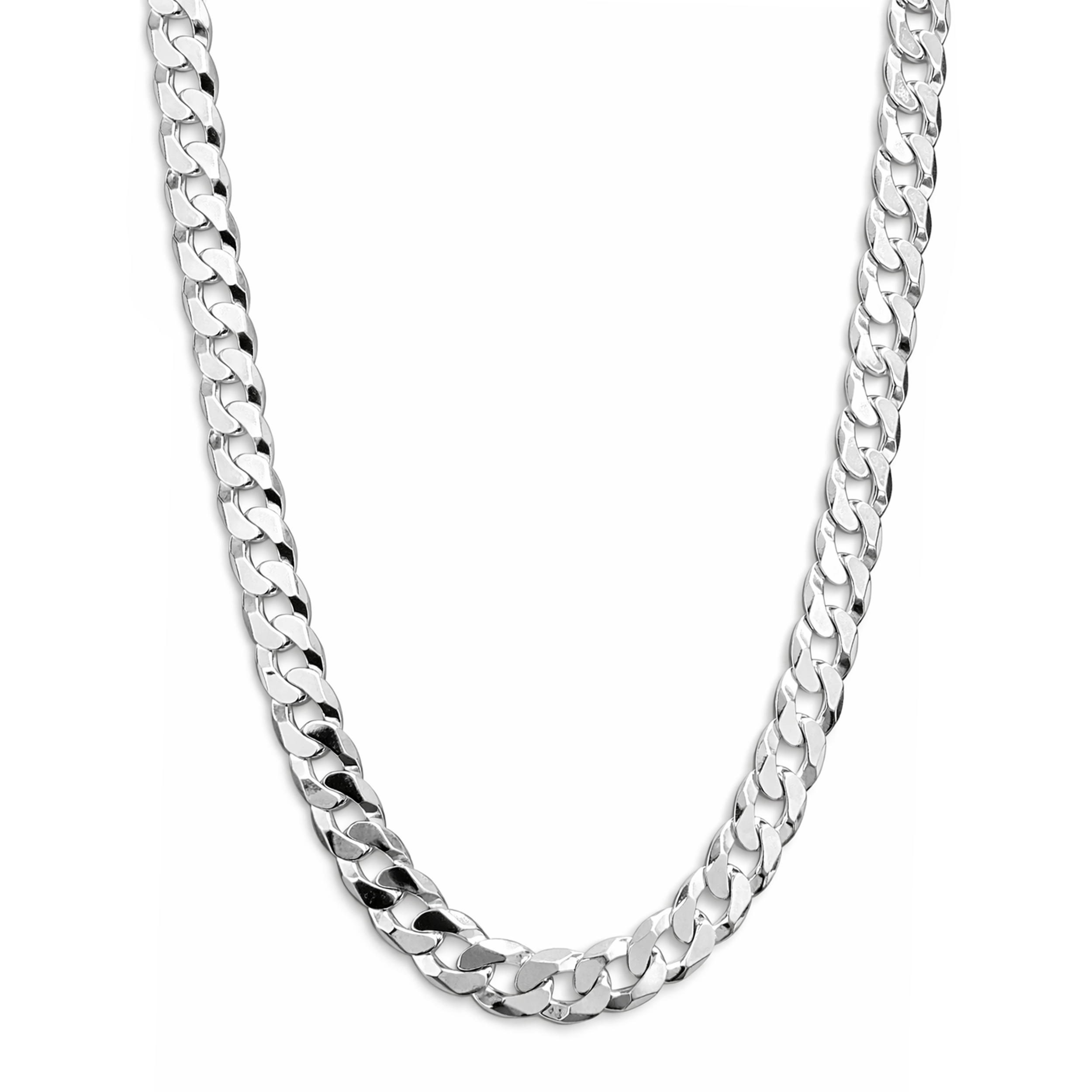 925 Silver Classic Cuban Link Chain - 20.25"