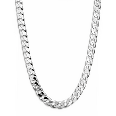 925 Silver Classic Cuban Link Chain - 20.25"