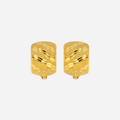 22K Gold Filigree Clip-On Earrings