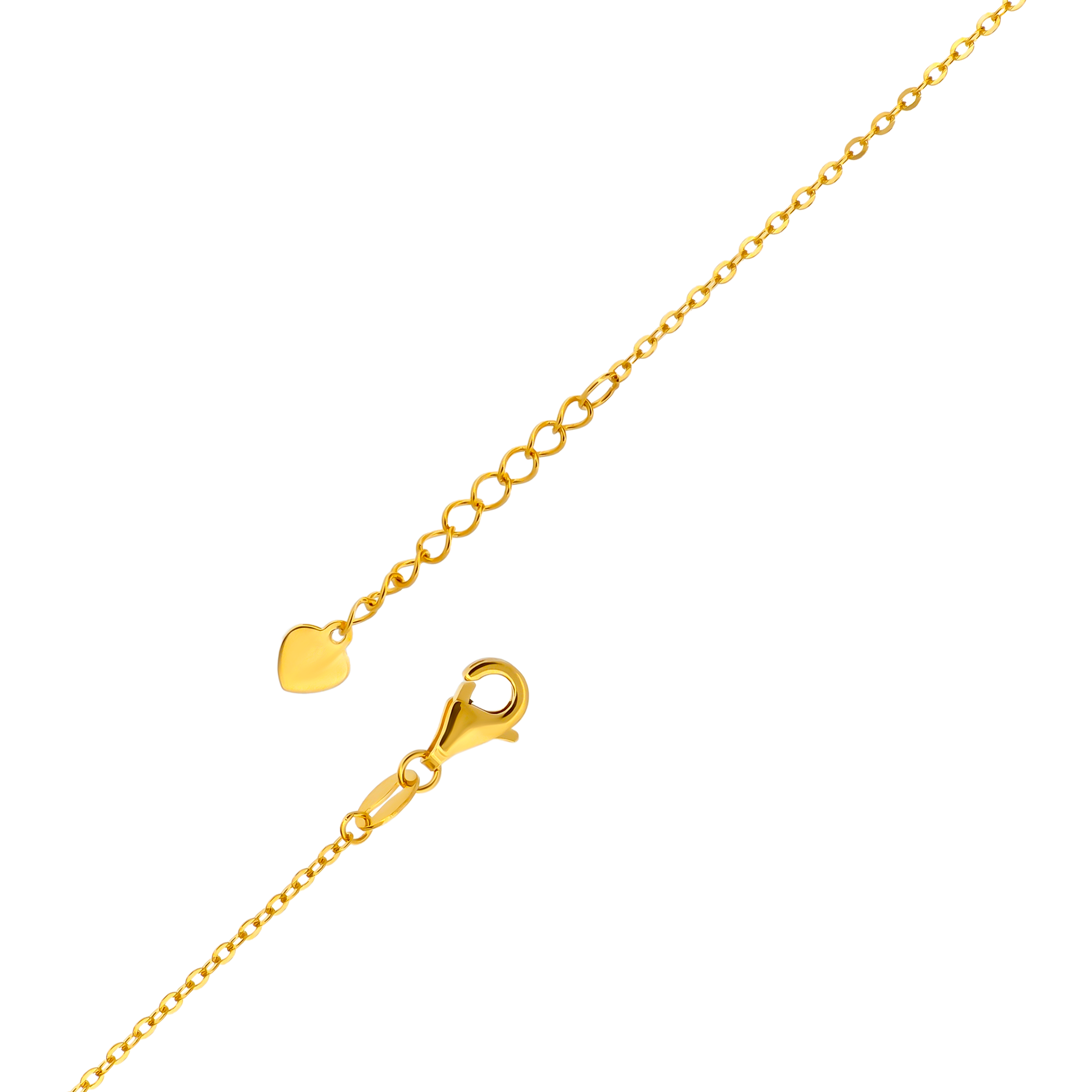 22k Gold Leaf Fan Drop Necklace