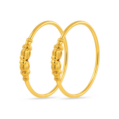 22K Gold Baby Kada Bangles