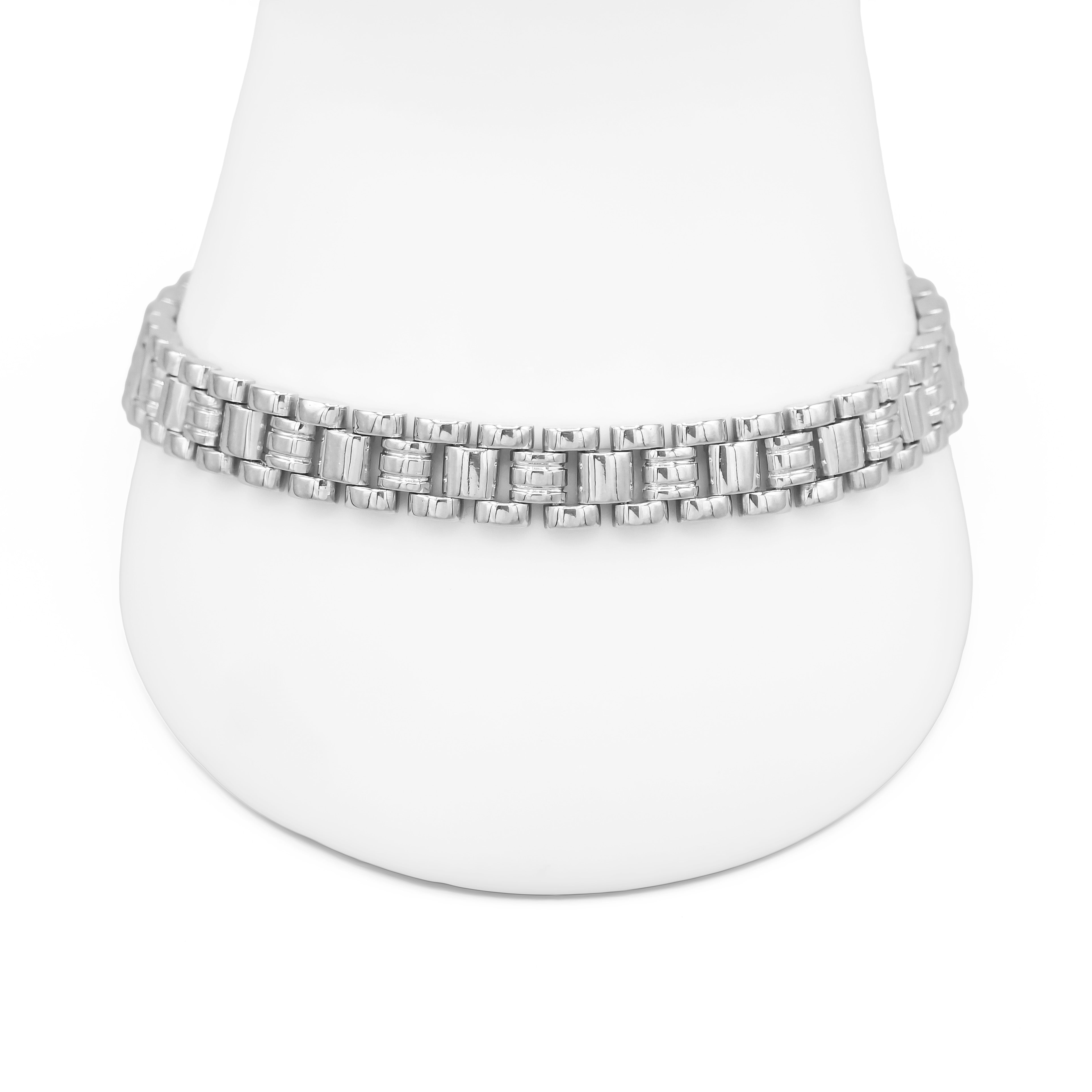 Platinum Mens Bracelet