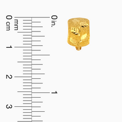 22K Gold StarDust Leaf Clip-On Earrings