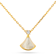 22k Gold Mother of Pearl Necklace