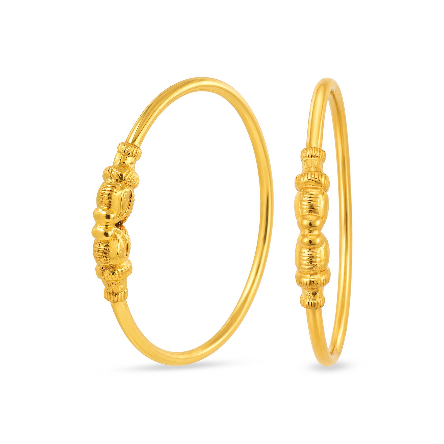 22K Gold Baby Kada Bangles