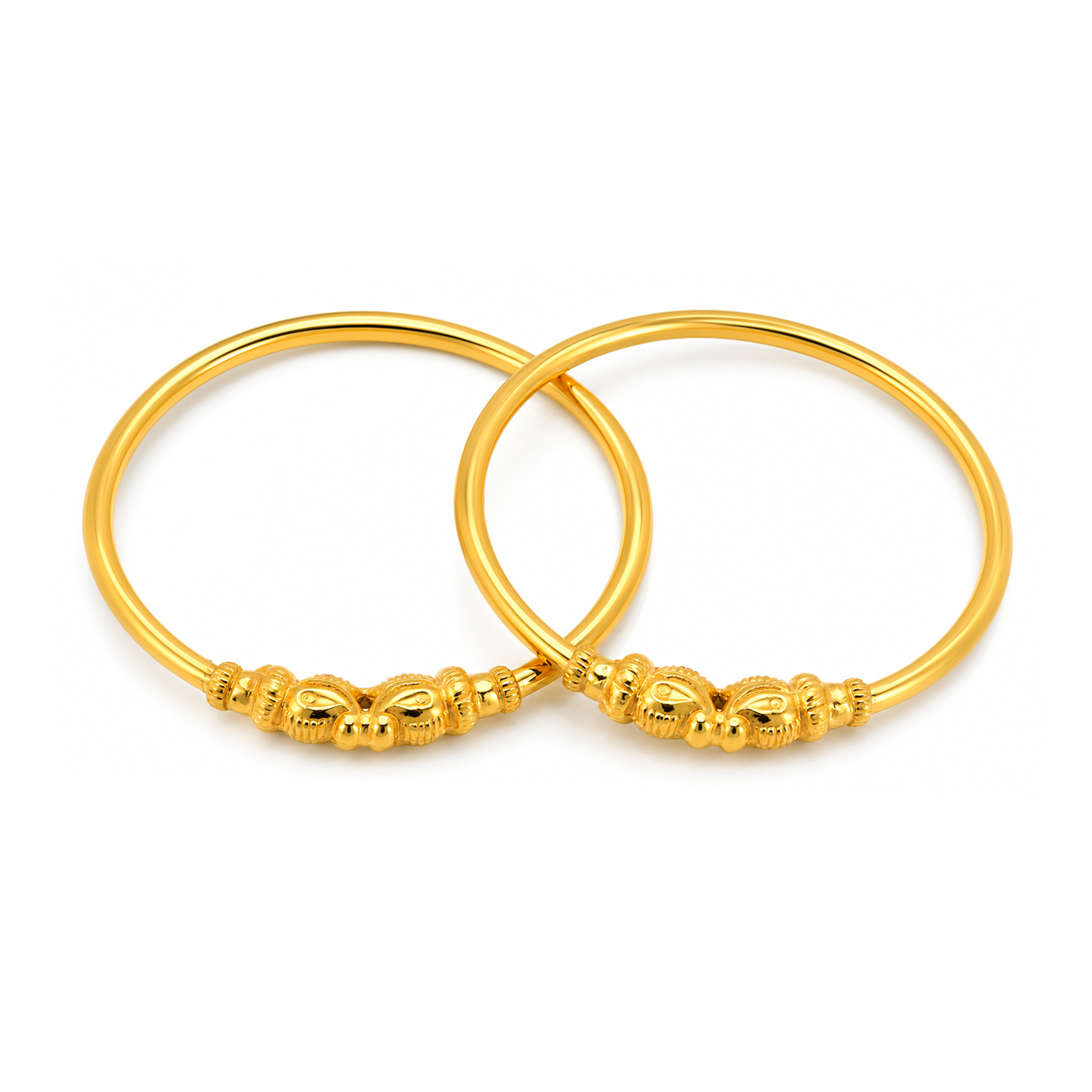 22K Gold Baby Kada Bangles