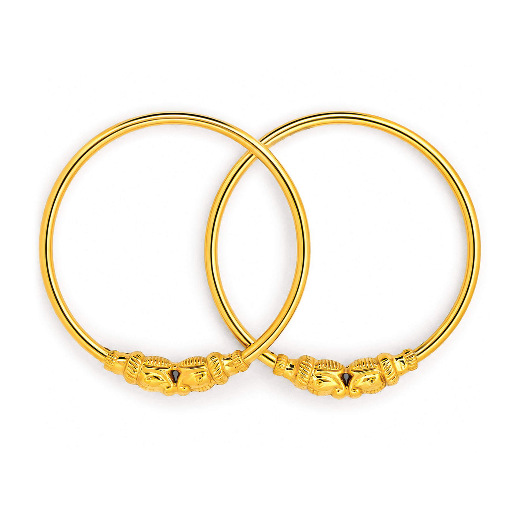 22K Gold Baby Kada Bangles