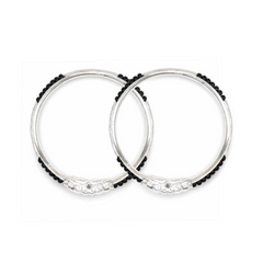 Silver Nazariya Baby Kadas - Set of 2