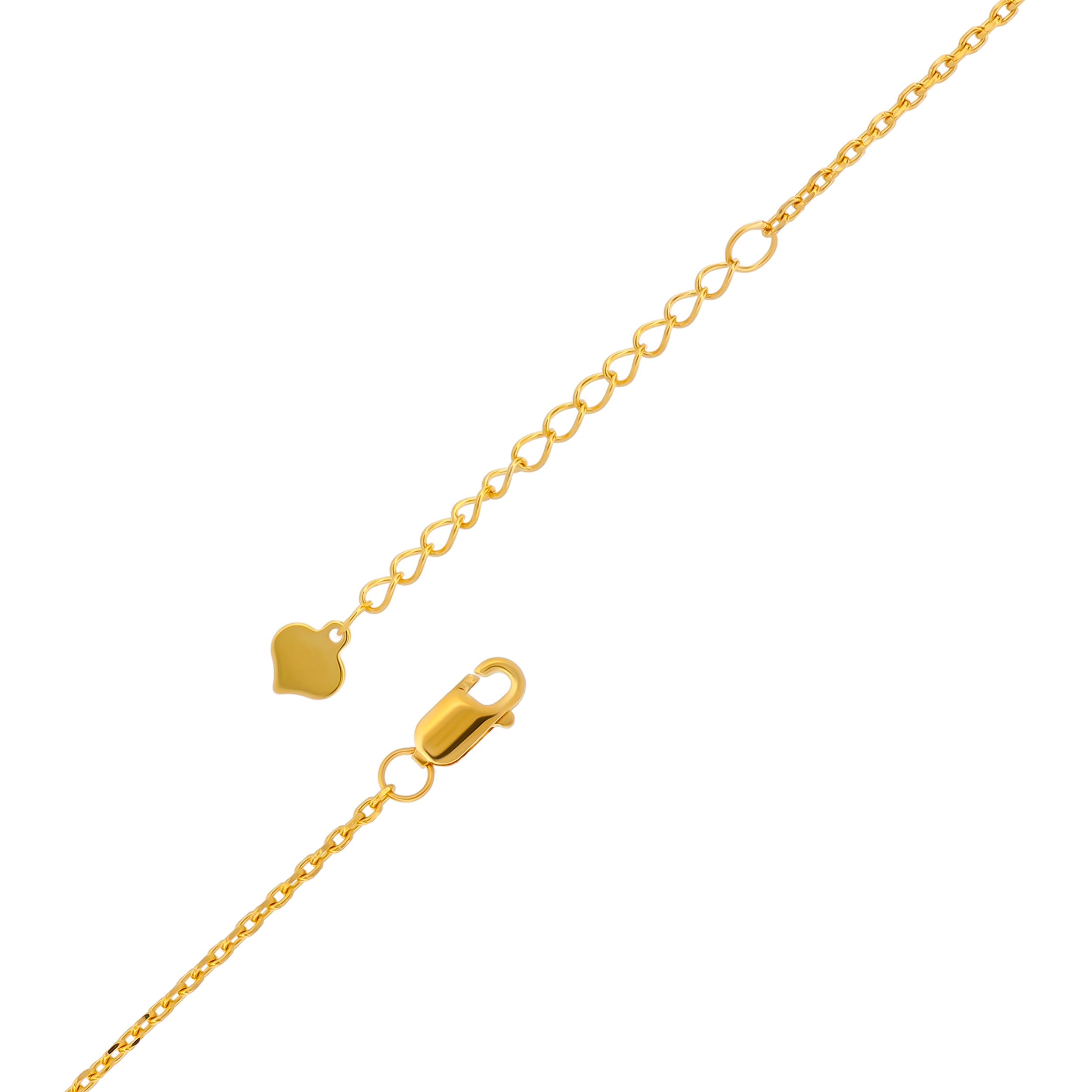 22k Gold Rose Blossom Necklace