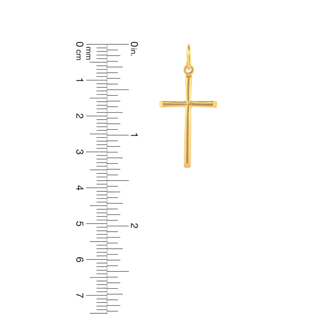 22K  Gold Timeless Gold Cross Pendant
