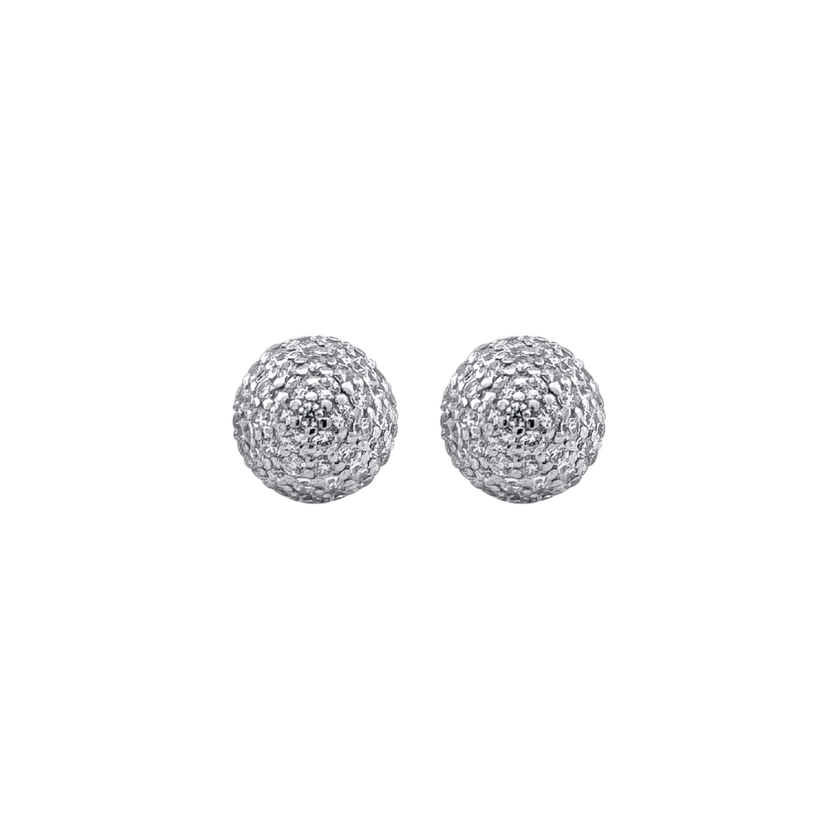 22K Gold Textured Earrings
