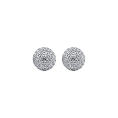 22K Gold Textured Earrings