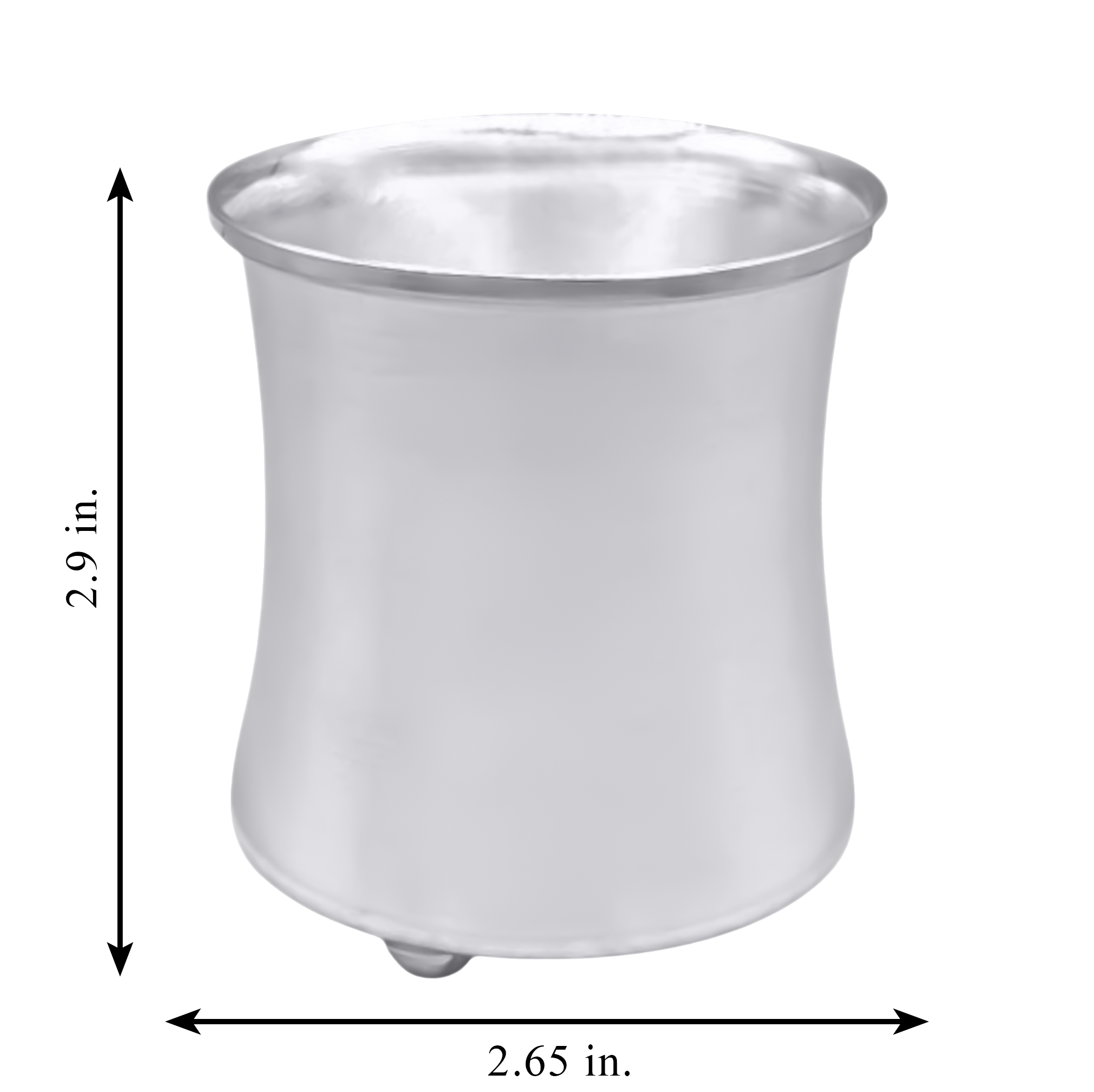 Silver Plain Panchpatra