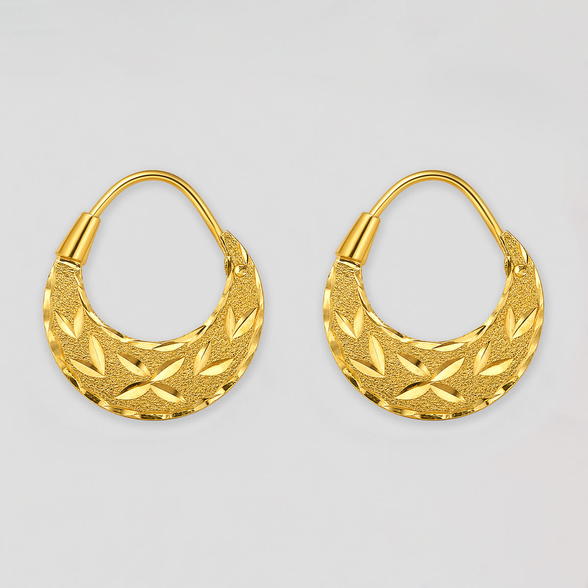 22K Gold Men's Nattiyan Earrings