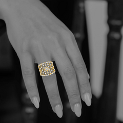 22K Gold Regal Ring
