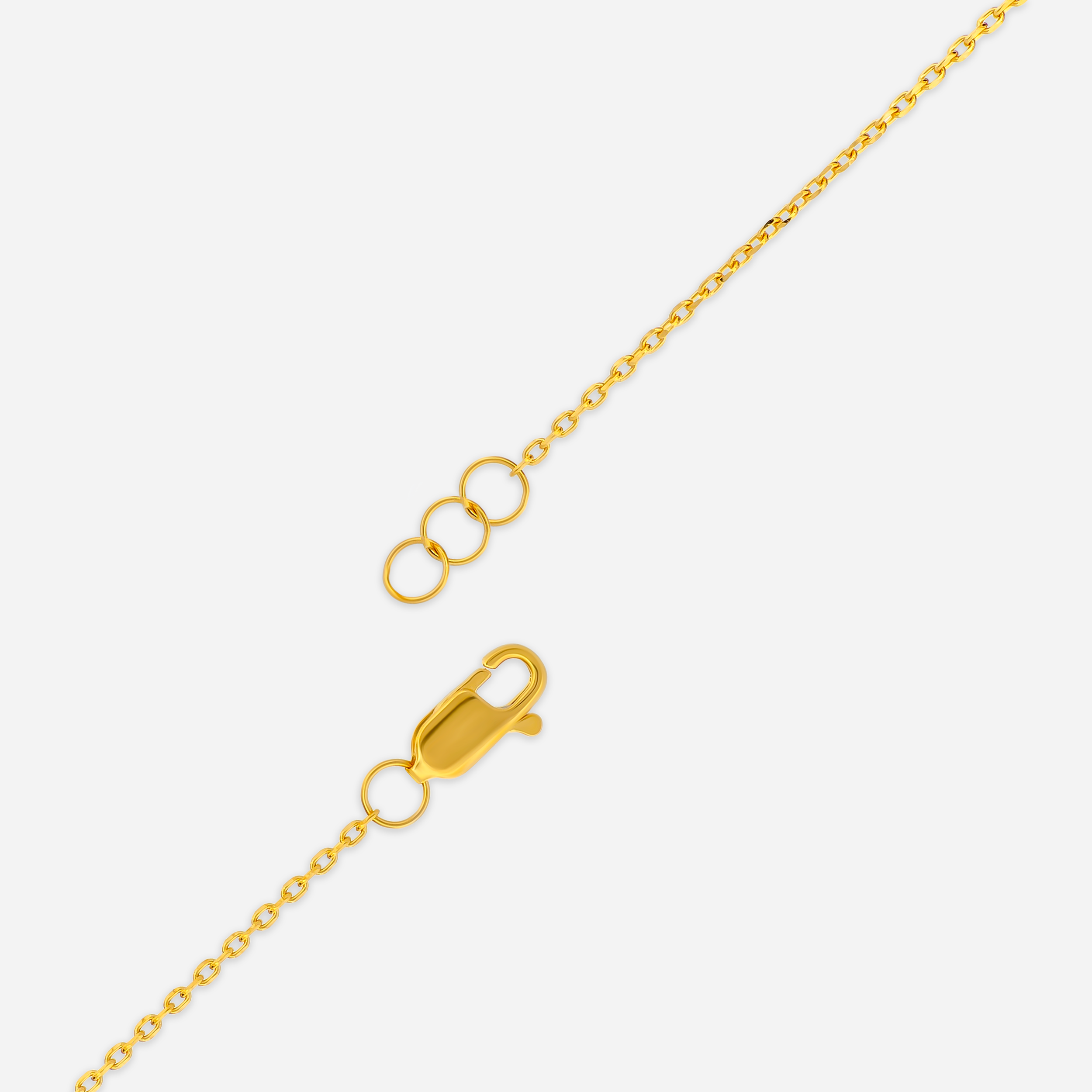 22k Gold Clover Bead Necklace
