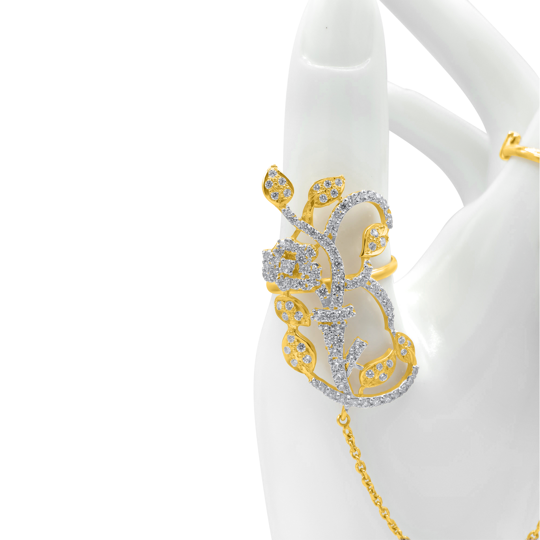 22K Gold Enchanted Vinel Finger Ring