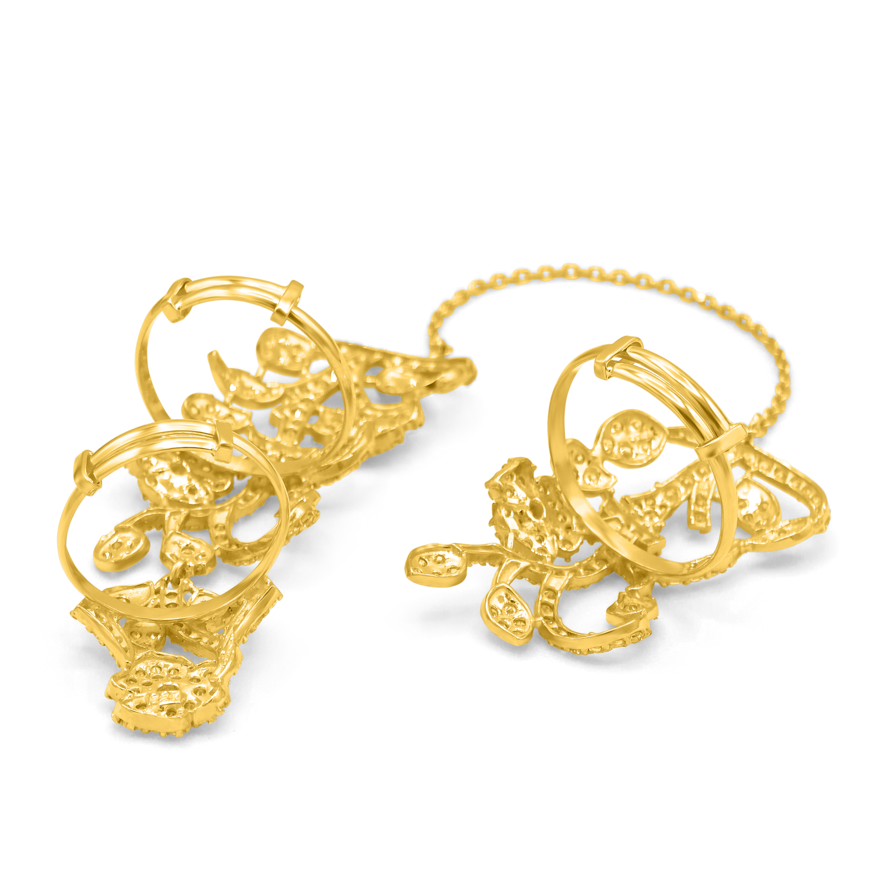 22K Gold Enchanted Vinel Finger Ring