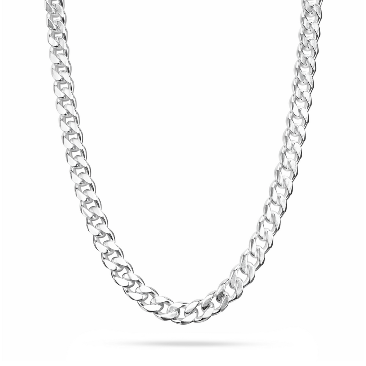925 Silver Slim Cuban Link Chain - 20"