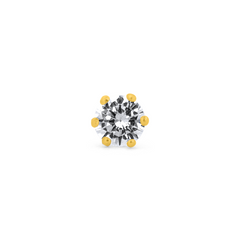 22K Gold Classic Elegant Nose Pin