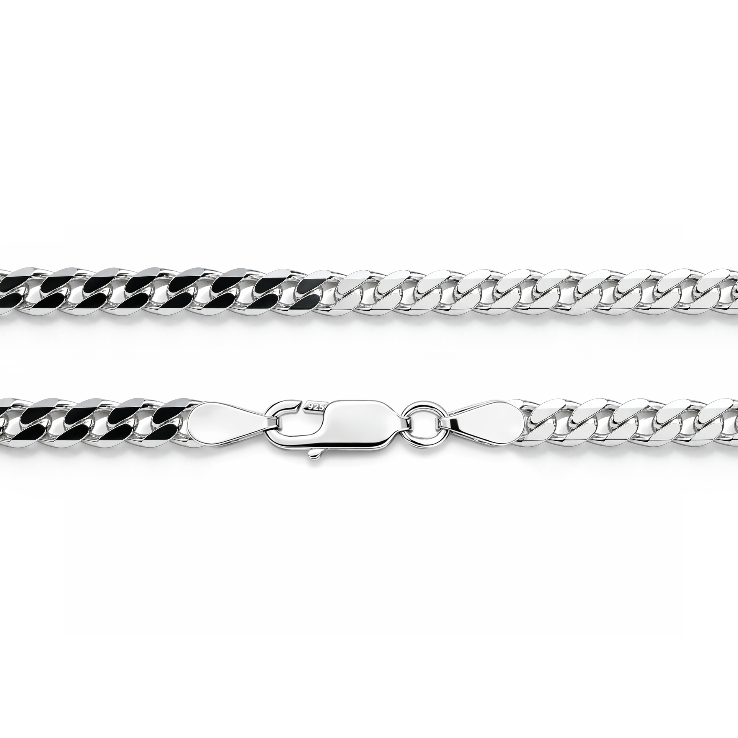 925 Silver Slim Cuban Link Chain - 20"
