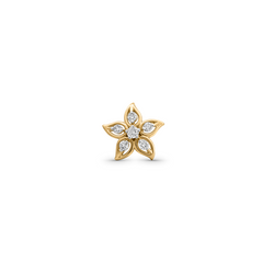 18K Gold Marquise Petal Diamond Nose Pin