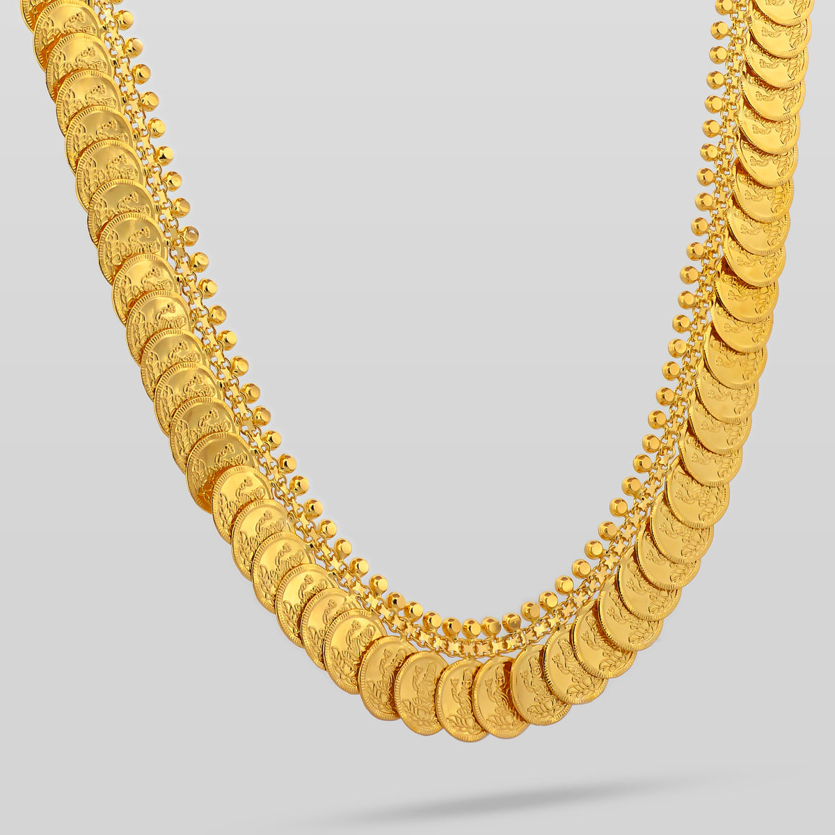 22k Gold Laxmi Necklace