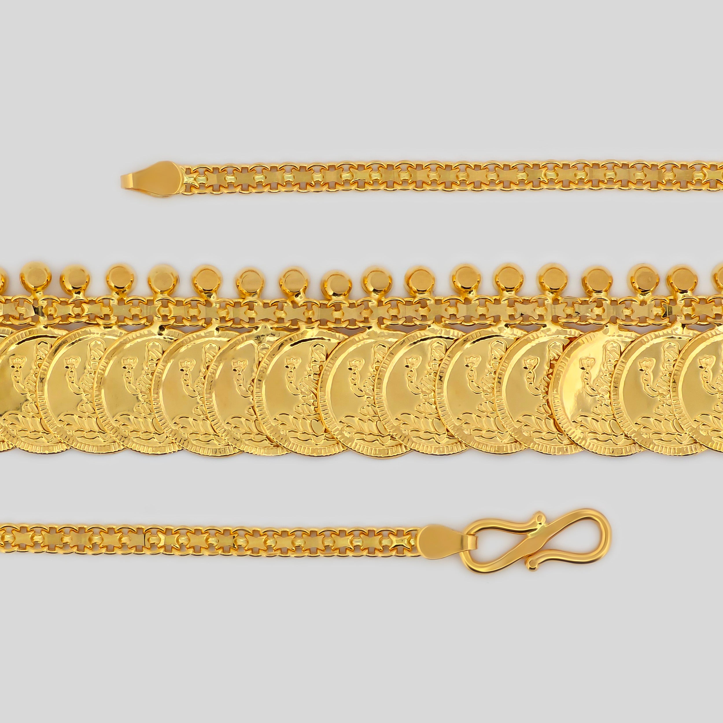 22k Gold Laxmi Necklace