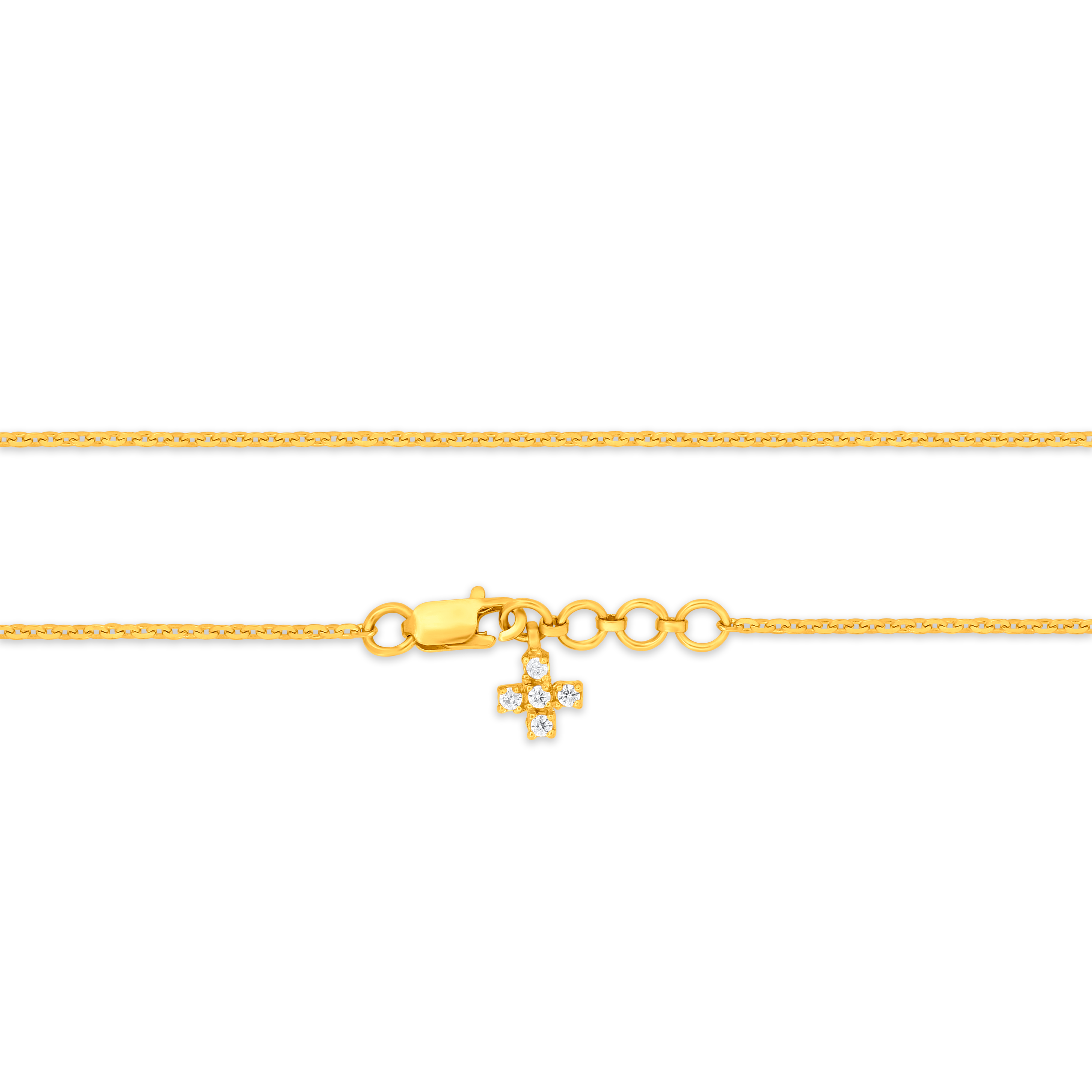 22K Gold Classic Cable Chain - 16.5"