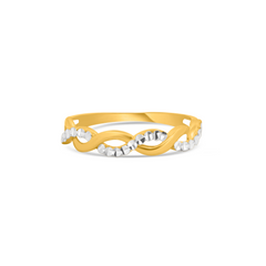 22K Gold Twist Ring