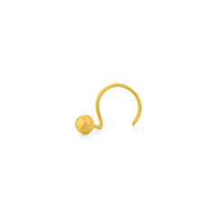 22K Gold Nose Pin