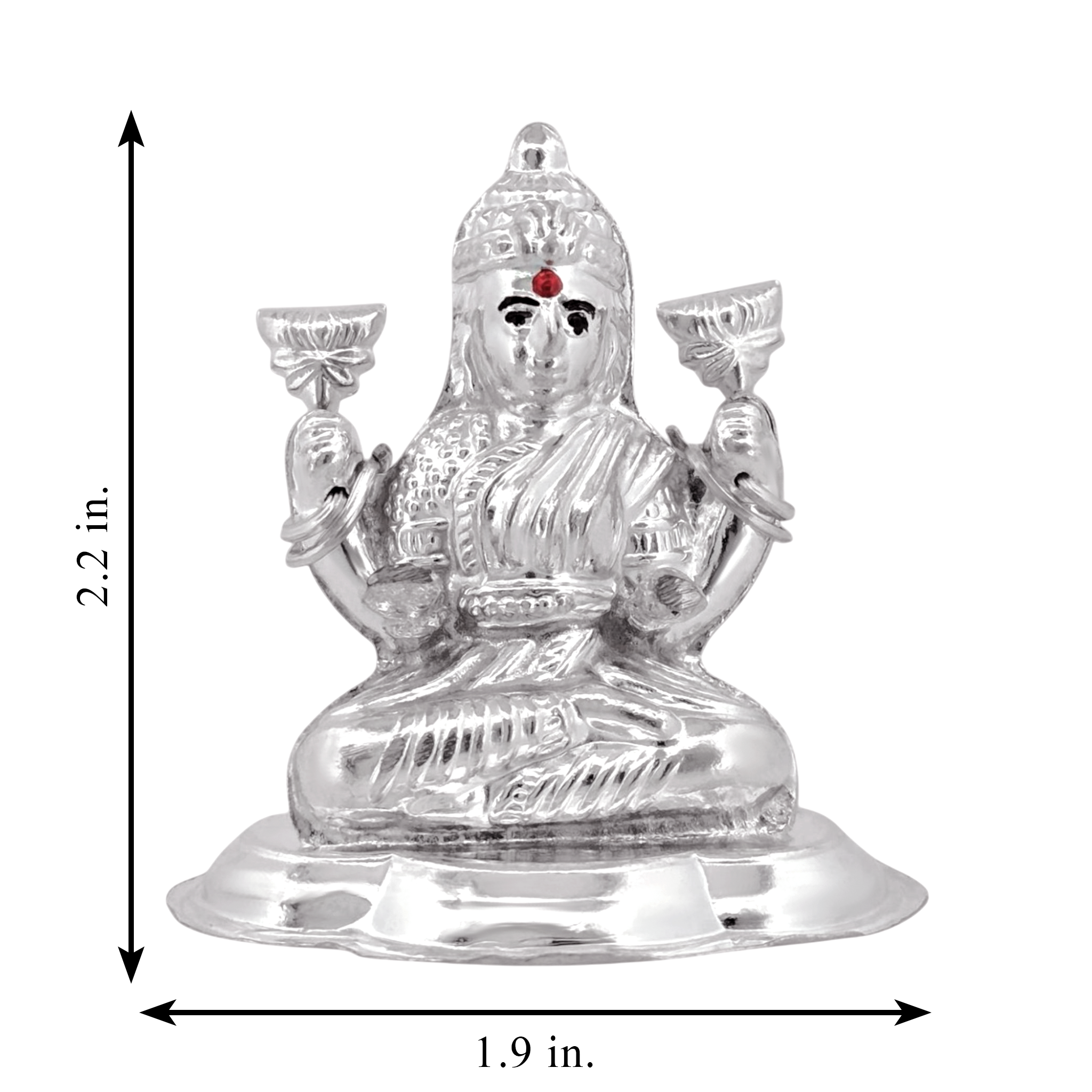 Silver Lakshmi Idol