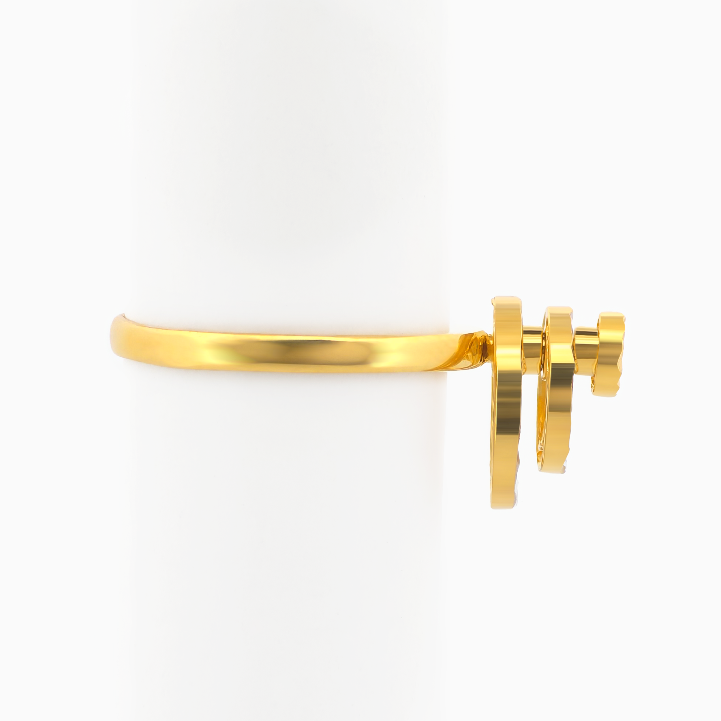 22K Gold Moving Circle Ring