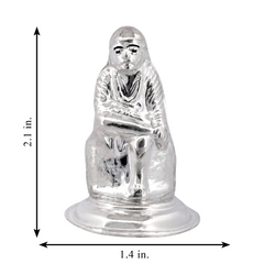 Silver Sai Baba Idol
