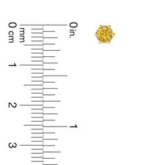 22K Gold Radiance Yellow Stud Earrings
