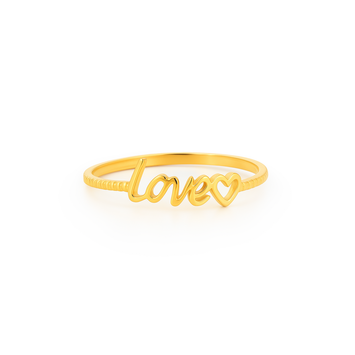 22K Gold Love Ring