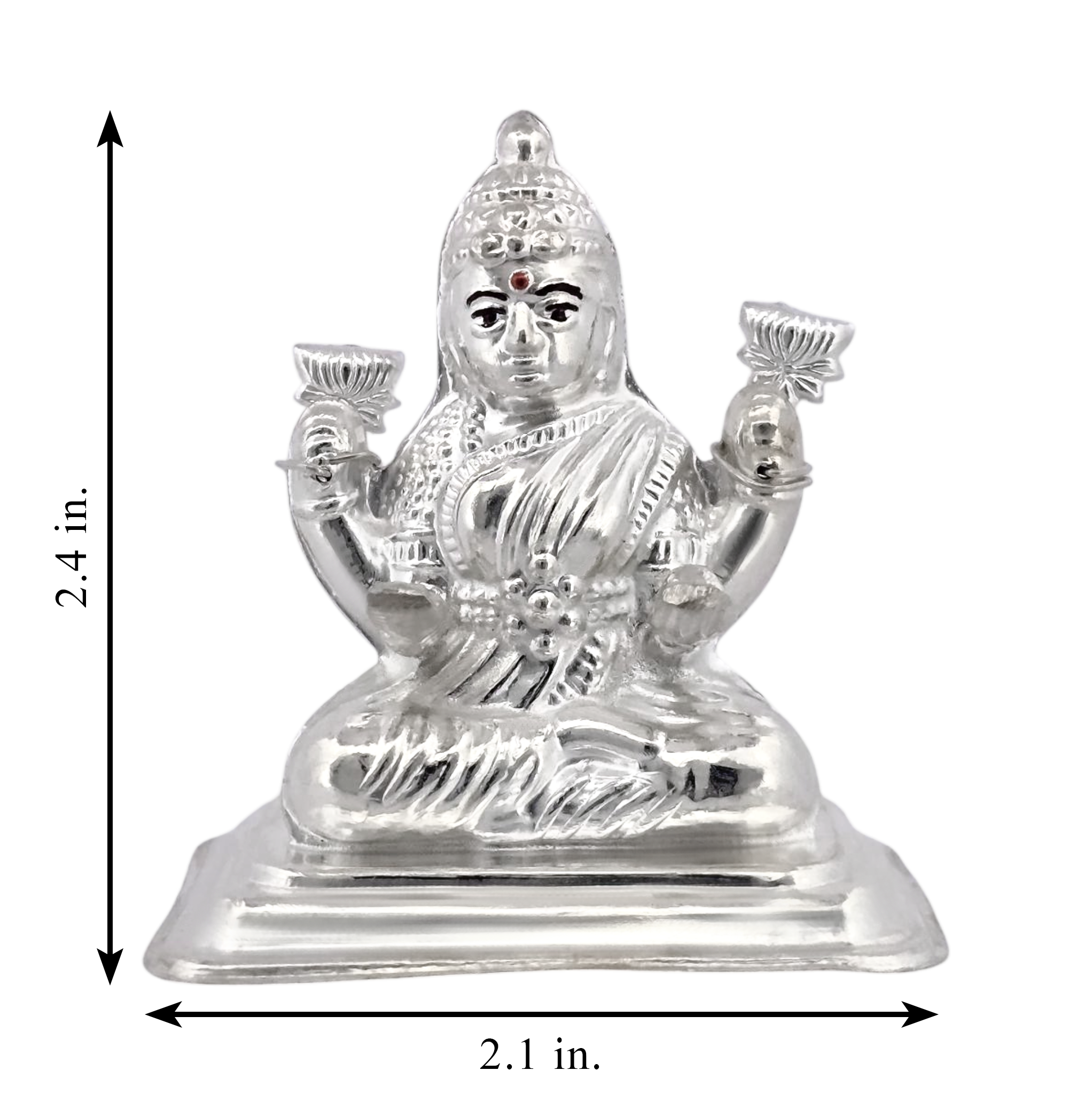 Silver Lakshmi Mata Idol