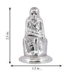Silver Shirdi Sai Baba Idol